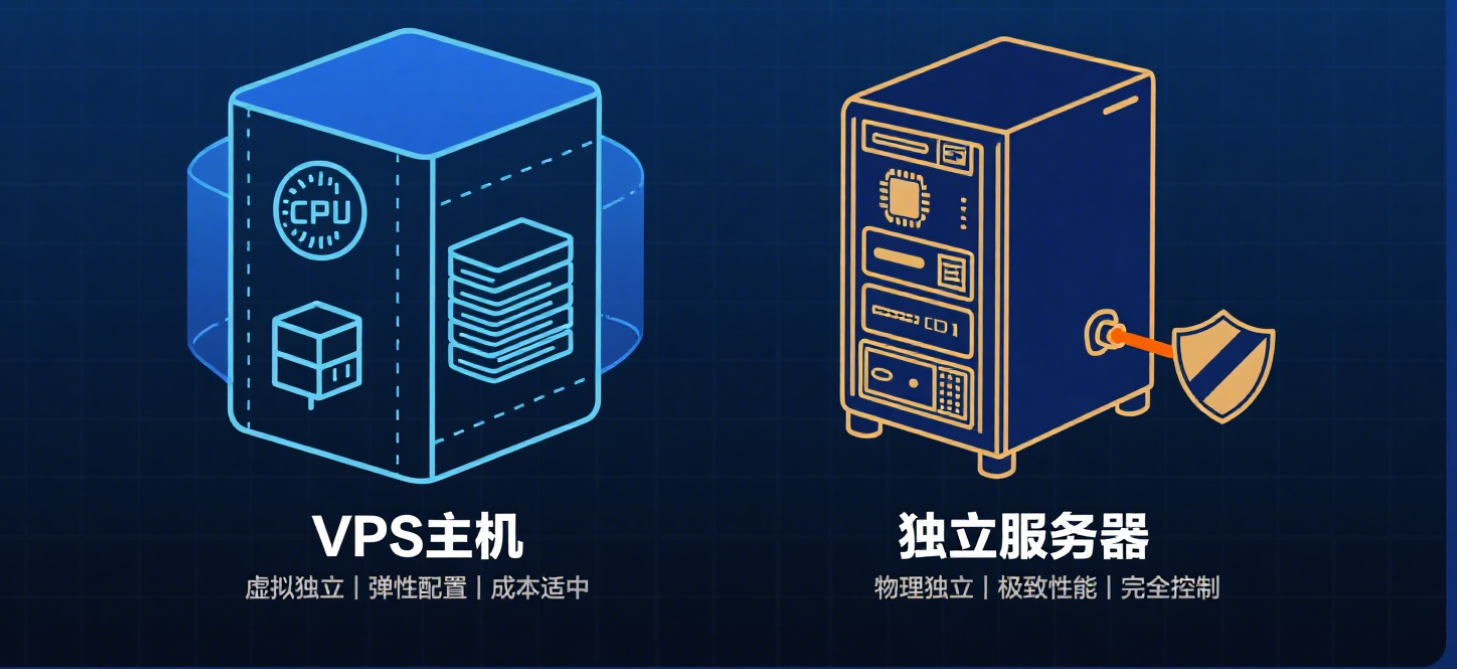 VPS 主机与独立服务器：该选择哪种主机方案？