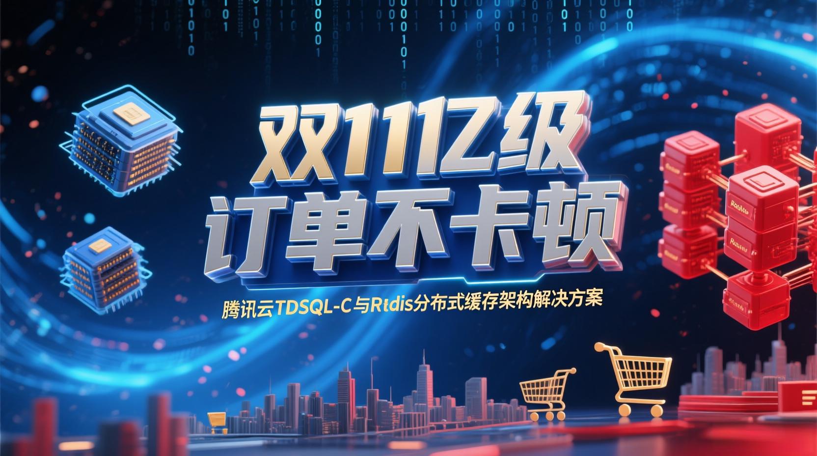 双 11 亿级订单不卡顿：腾讯云 TDSQL-C 与 Redis 分布式缓存架构解决方案