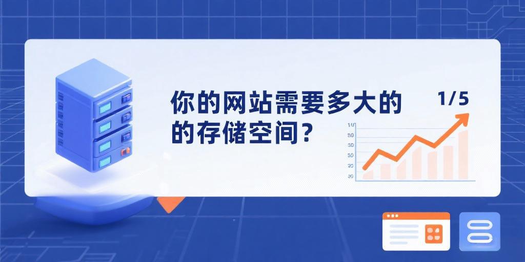 你的网站需要多大的存储空间？