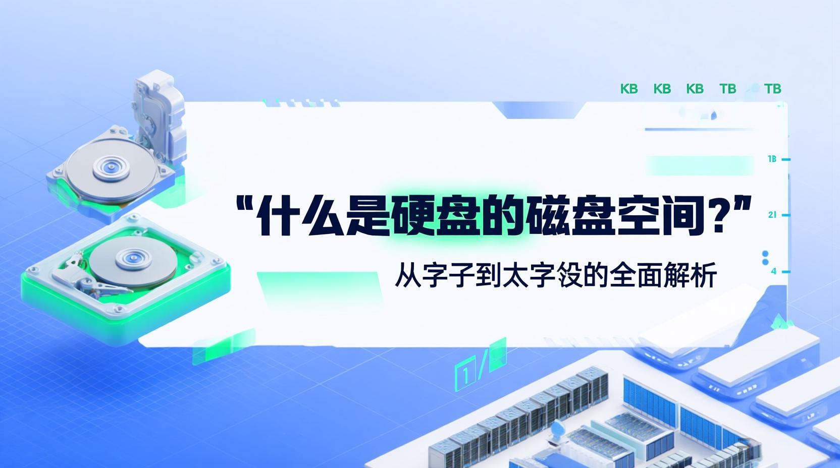 什么是硬盘的磁盘空间？从字节到太字节的全面解析