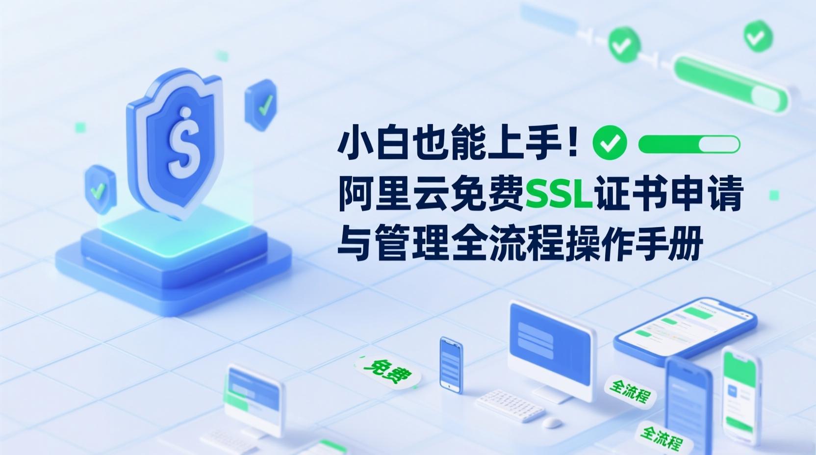 小白也能上手！阿里云免费 SSL 证书申请与管理全流程操作手册