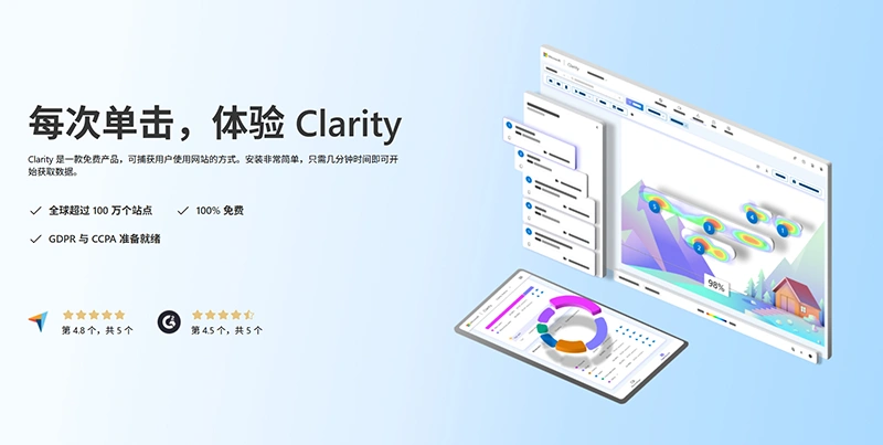 告别数据黑洞！微软 Clarity 网站统计分析工具：免费、强大的用户行为分析神器，让你真正看懂用户