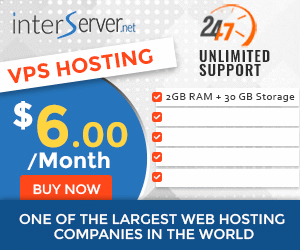 Hosting VPS di InterServer - solo $6 al mese, la scelta più conveniente per la regione statunitense.